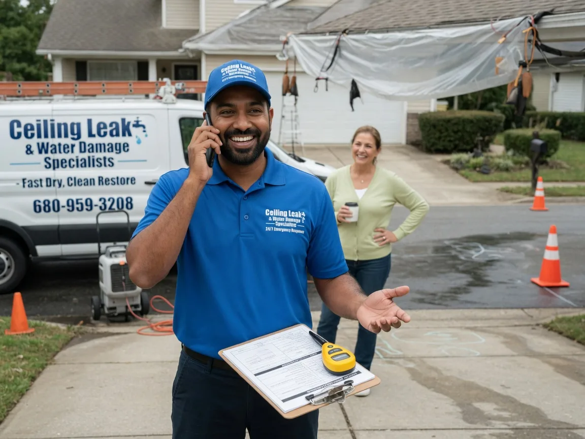 Ceiling Leak Cleanup Worthington, PA FAQs